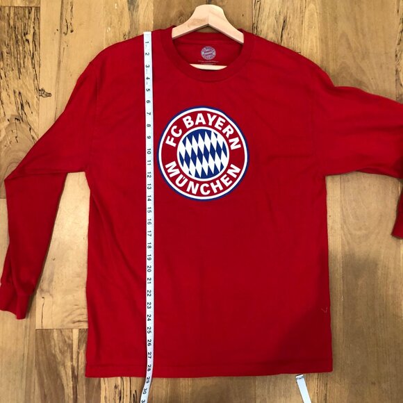 Bayern Munich Football Soccer Official Long Sleeve T-Shirt Men's Large - Picture 6 of 7